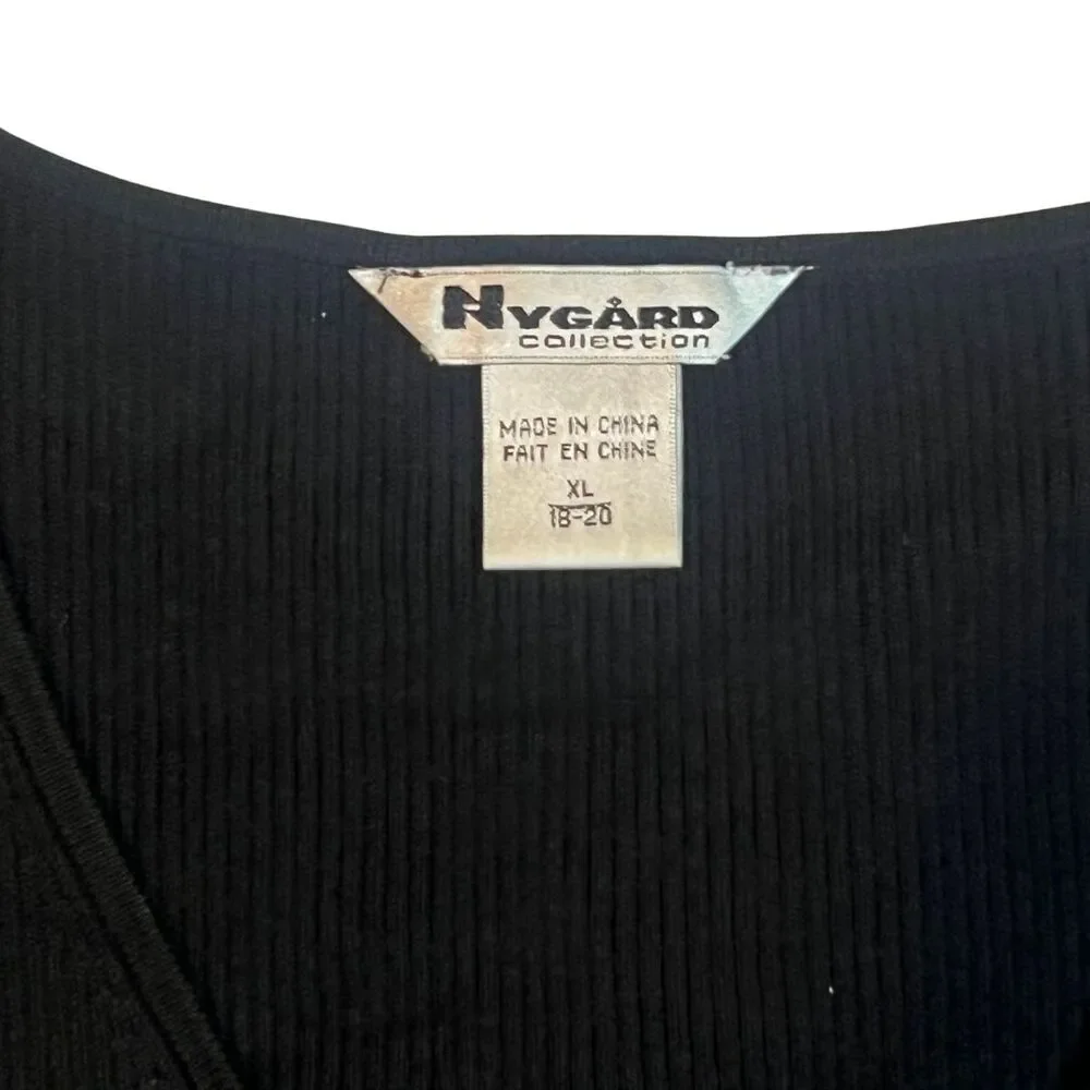 Nygard Collection Blouse Women XL Sleeveless Classic Preppy Academia Shell - Picture 15 of 16